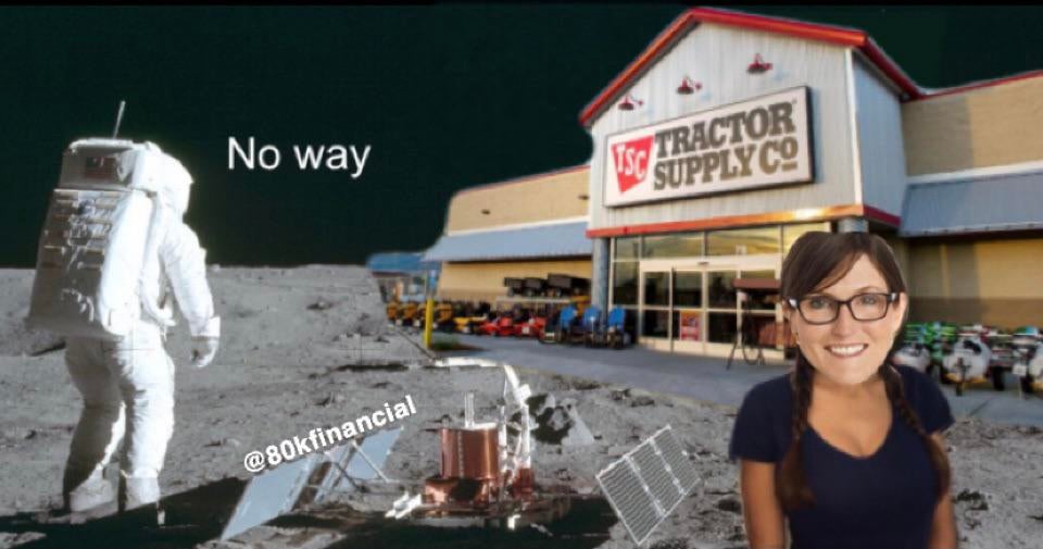 What about a Tractor Supply store on the moon? (Source: Reddit)
