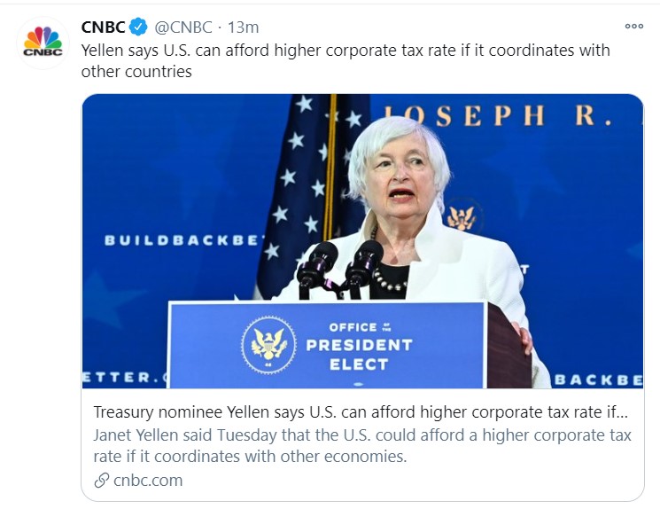 higher corp taxes
