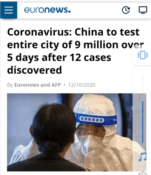 china to test entire city