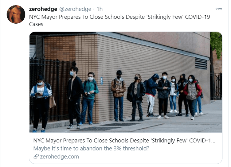 nyc closing schools tweet