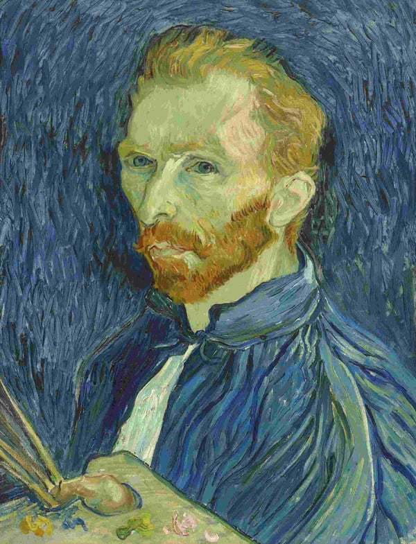 Self Portrait, Van Gogh (1889)