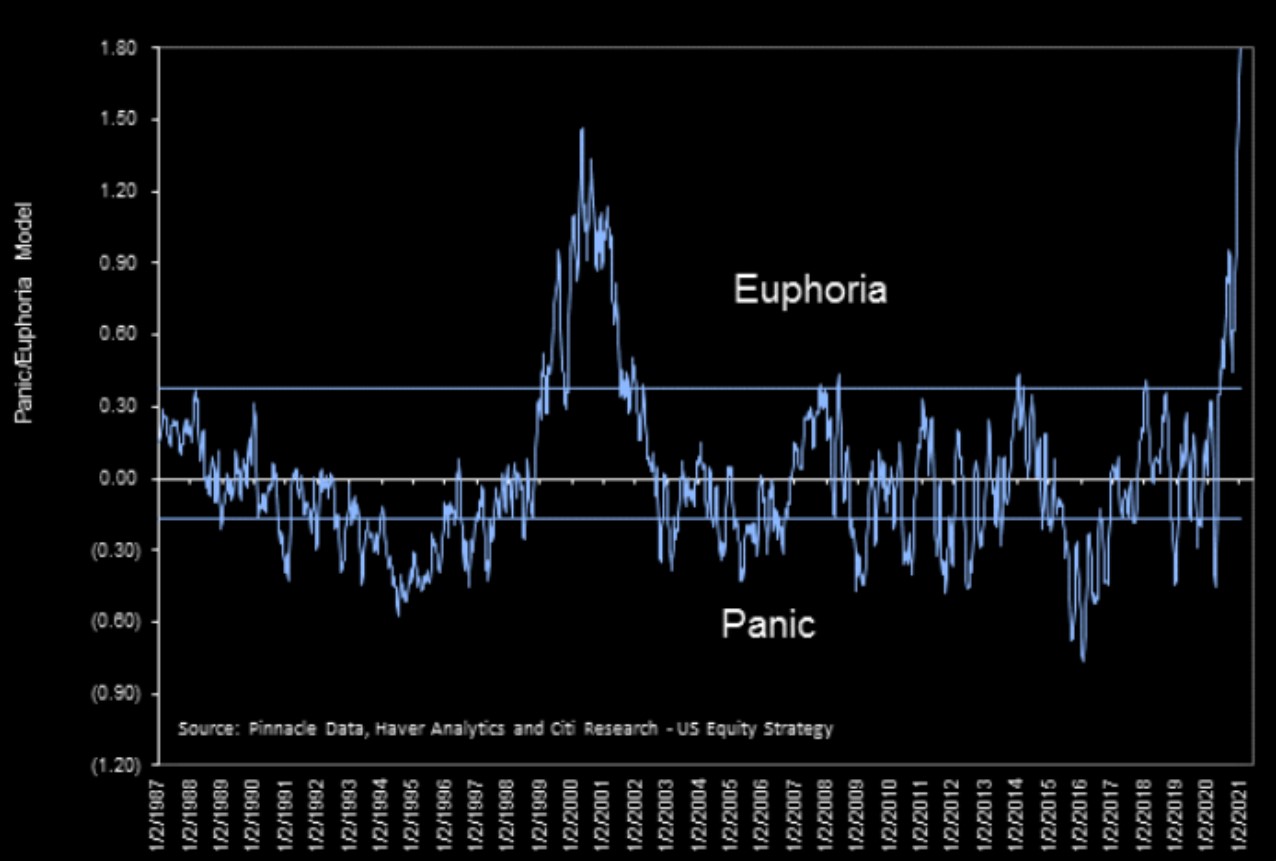 Citi Panic/Euphoria Index 